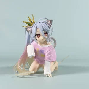 Фігурка Шіро "No Game No Life" Desktop Cute Nekomimi Cat Ear T-shirt Ver. Renewal
